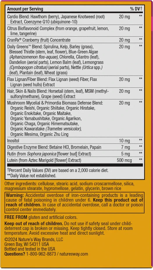 Nature's Way - Alive!® Ultra Multivitamin dla Kobiet (60 tabletek) - obrazek 3