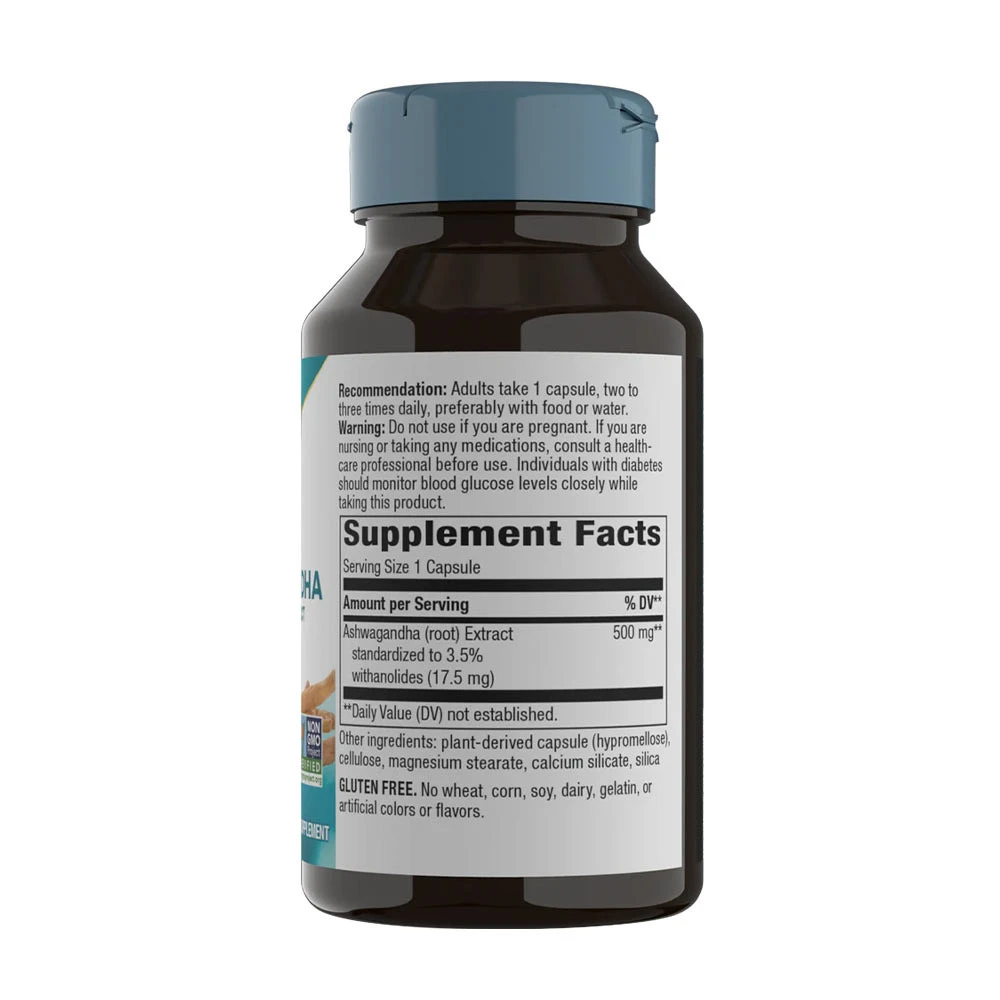 Nature's Way - Ashwagandha (60 kapsułek) - obrazek 2