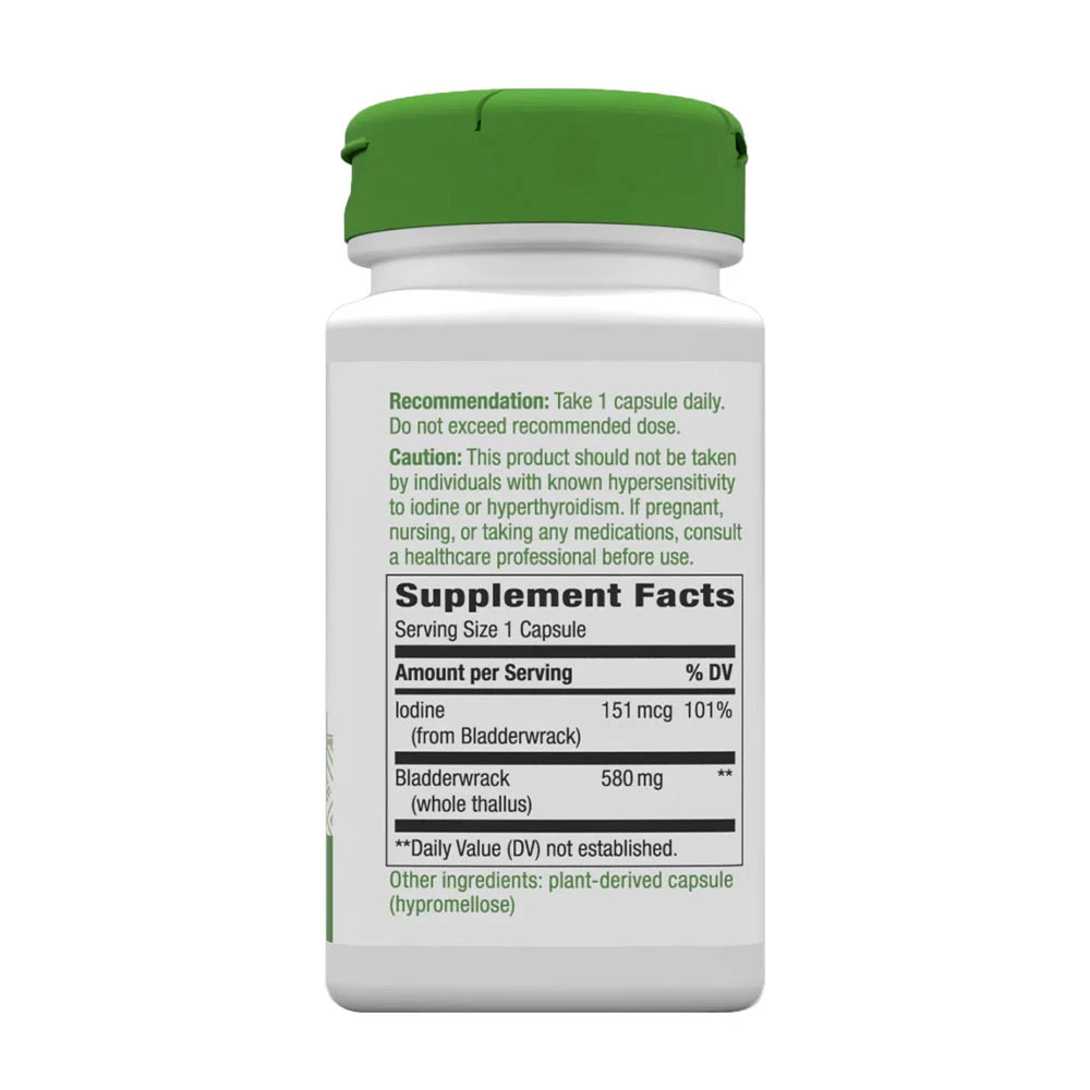 Nature's Way - Morszczyn pęcherzykowaty (100 kapsułek) - obrazek 2