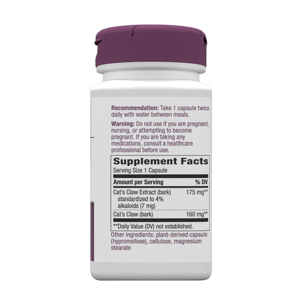 Nature's Way - Wyciąg Premium z Pazurów Kota (60 kapsułek) - obrazek 2