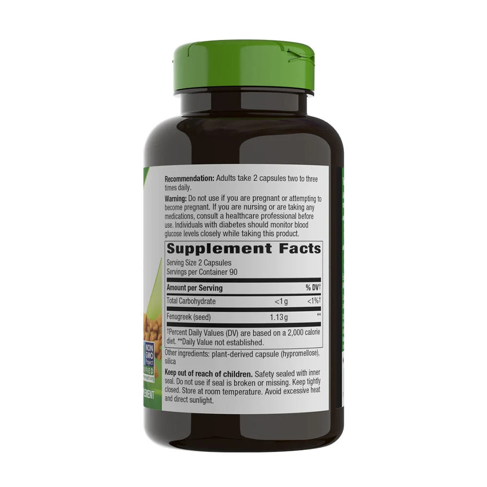 Nature's Way - Nasiona Kozieradki (180 kapsułek) - obrazek 2