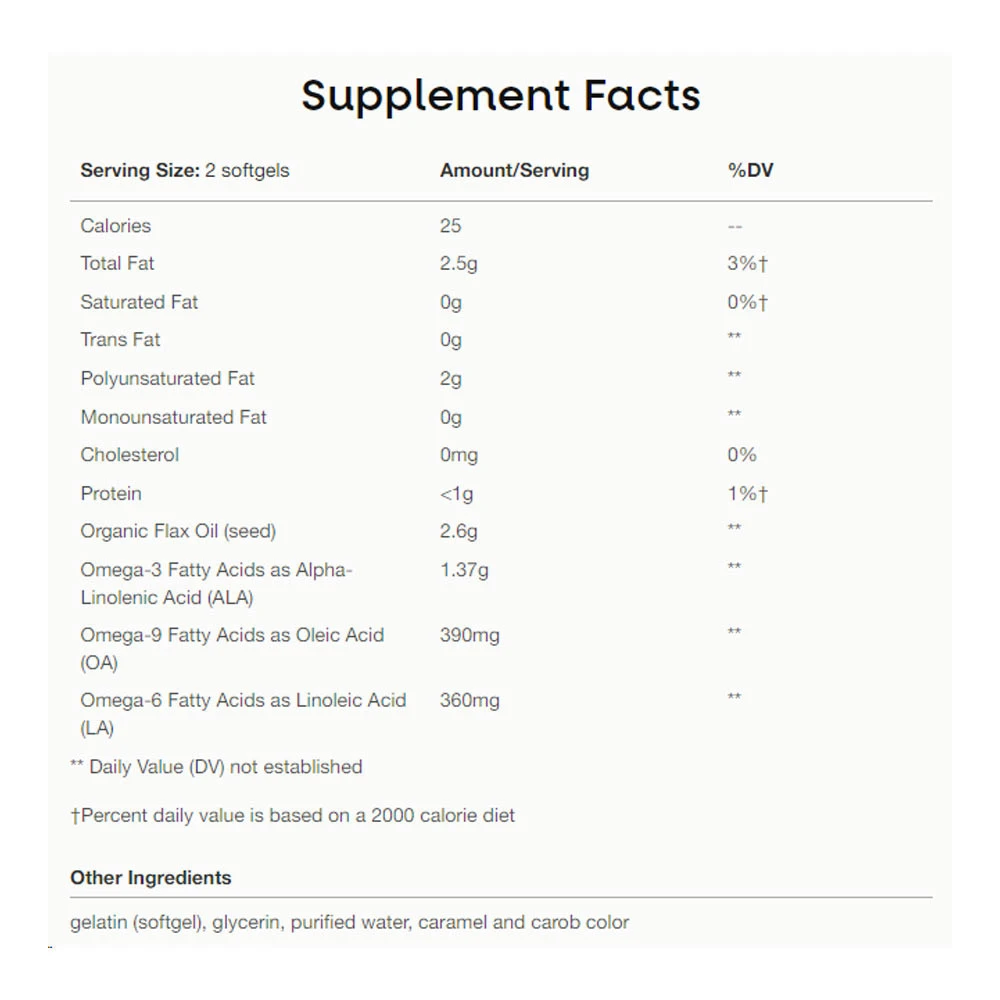 Nature's Way - Olej Lniany o Maksymalnej Mocy (200 Kapsułek Miękkich) - obrazek 2