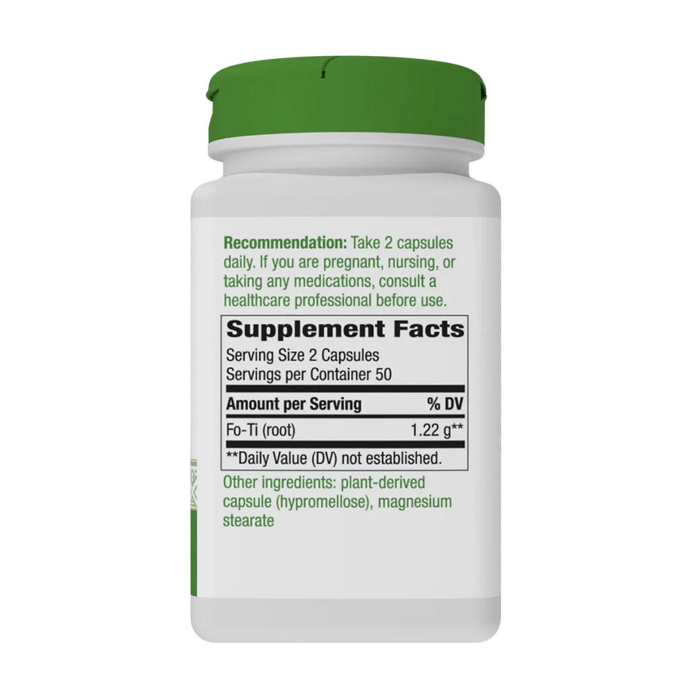 Nature's Way - Korzeń Fo-Ti (100 kapsułek) - obrazek 2