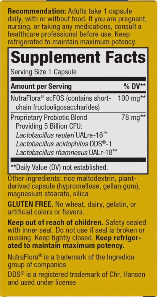 Nature's Way - Primadophilus Reuteri, Probiotyki (30 kapsułek) - obrazek 2