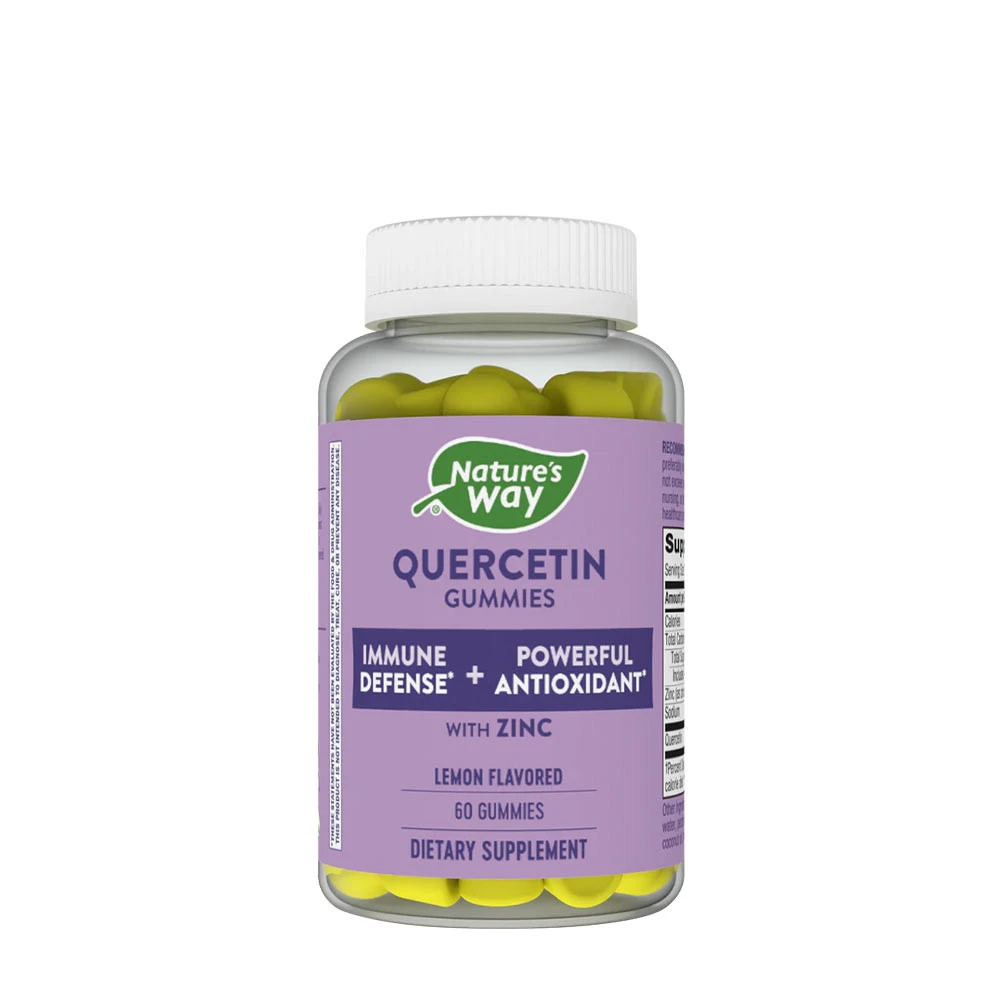 Natures Way Quercetin Gummies with Zinc (60 Gummies