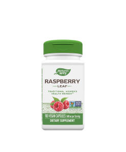 Natures Way Raspberry Leaf liść malin (100 kapsułek)