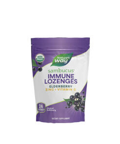 Natures Way Sambucus Immune Organic Lozenge (24 pastylki)