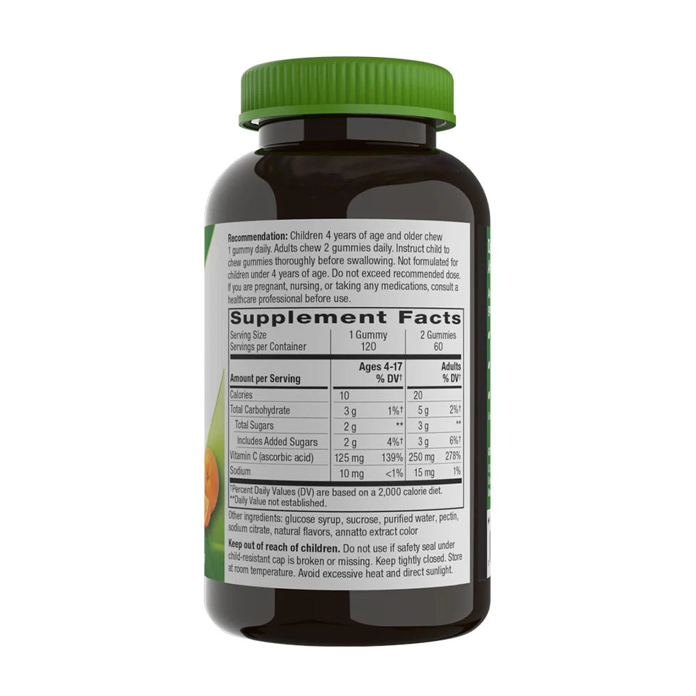 Nature's Way - Witaminowe żelki z witaminą C (120 żelek) - obrazek 2