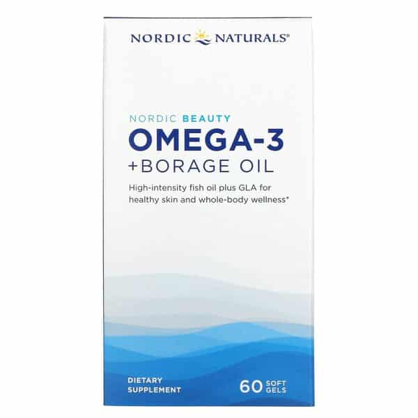 Nordic Beauty Omega-3 + Olej z Nasion Bławatka - 60 Miękkich Kapsułek