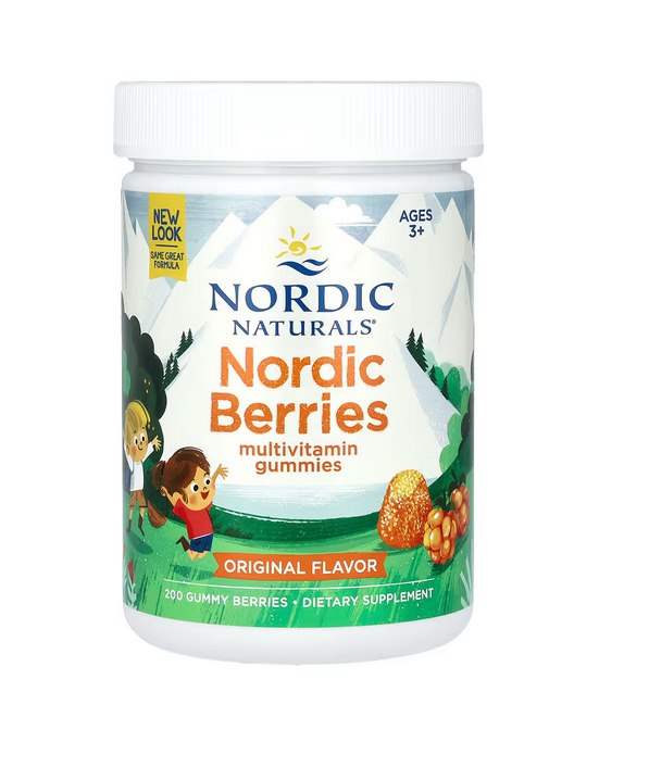 Nordyckie Jagody Multivitamin, Smak Oryginalny - 200 gumowych misiów