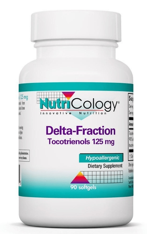 Nutricology Delta Fraction Tocotrienols 125mg 90 softgels