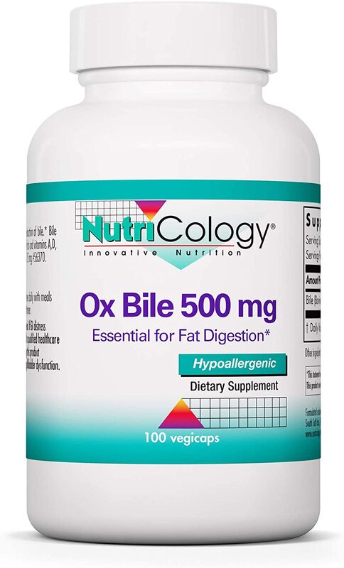 Nutricology - Żółć wołowa 500 mg, 100 kapsułek roślinnych - obrazek 2
