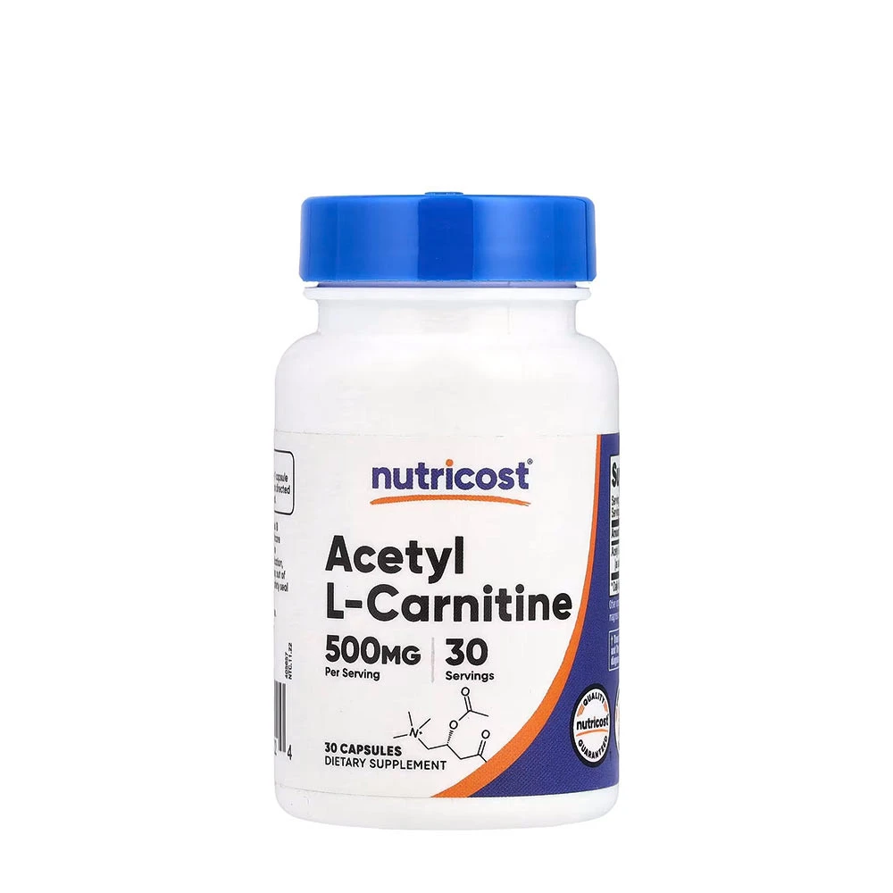 Nutricost - Acetylo-L-karnityna 500 mg (30 kapsułek)