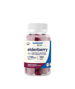 Nutricost żelki z czarnym bzem dla dzieci (120 sztuk)