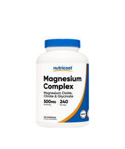 Nutricost Kompleks magnezu 500 mg (240 kapsułek)