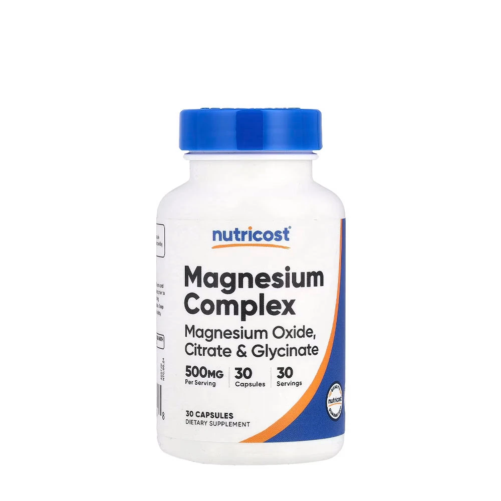 Nutricost Kompleks magnezu 500 mg (30 kapsułek)