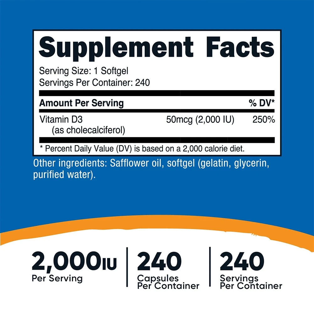 000 IU (240 Softgels)