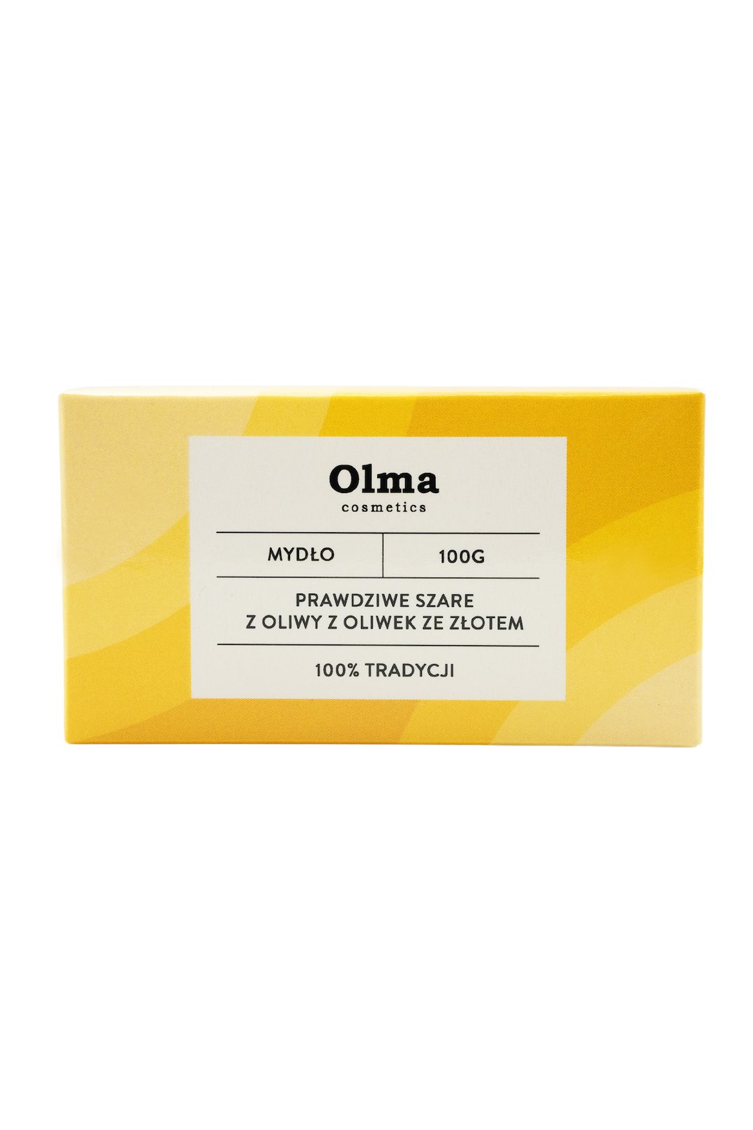 Olma Cosmetics - Mydło z oliwą z oliwek i złotem True Gray (100 g)