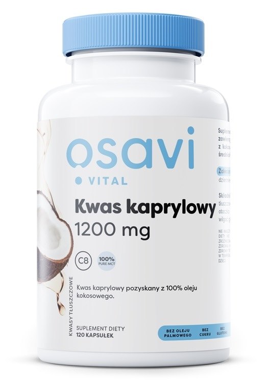 OSAVI Caprylic acid 600 mg (120 kapsułek)