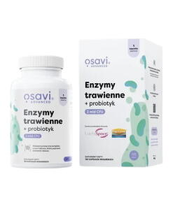 OSAVI Enzymy trawienne + probiotyk (120 kaps)