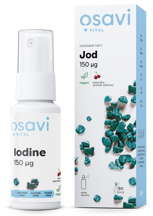 Osavi - Jod OSAVI, spray doustny, smak czarnej porzeczki (26 ml)
