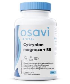 OSAVI Cytrynian magnezu + B6 (90 kapsułek)