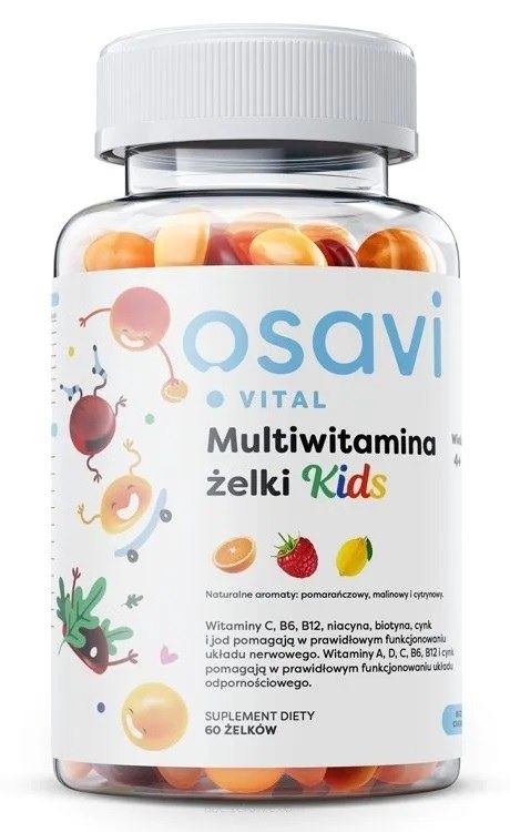 Osavi - Wielowitaminowe żelki dla dzieci (60 żelek)
