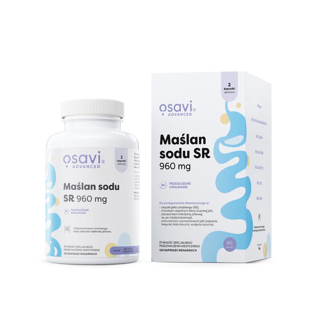 Osavi - Butyran sodu (120 kapsułek)