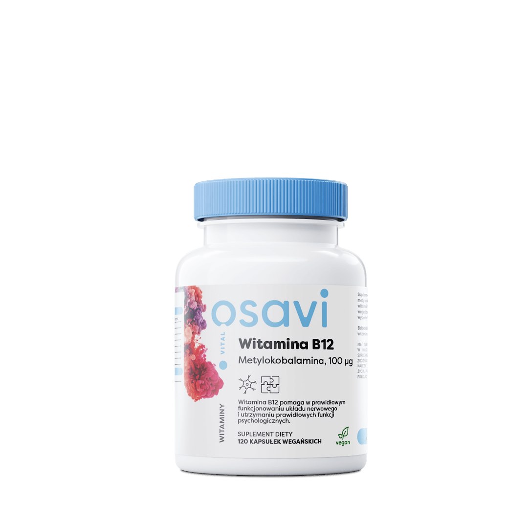 Osavi - Witamina B12, 100 mcg (120 kapsułek wegetariańskich)