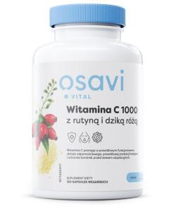 OSAVI Vitamin C 1000 z rutynią i dzikikiem (120 kapsułek)