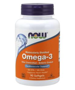 Omega-3 powlekany jelitowo - 90 kapsułek