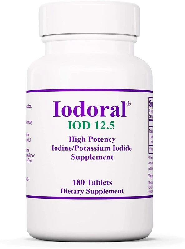 Optimox Corporation - Iodoral 12,5 mg, 180 tabletek - obrazek 2