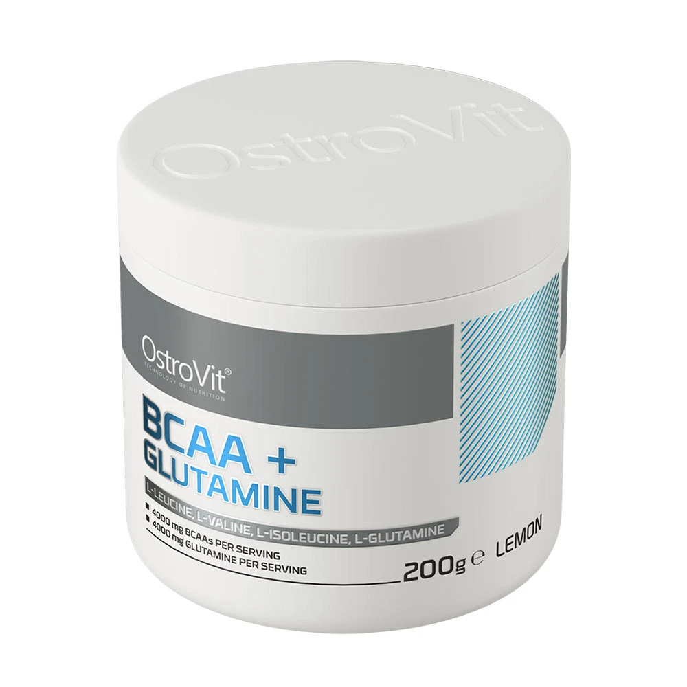 OstroVit - BCAA + Glutamina (200 g, cytrynowy) - obrazek 3