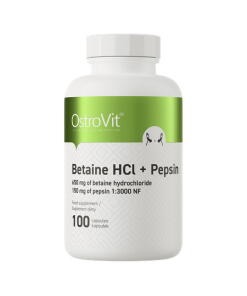 Ostrovit Betaina HCL + Pepsyna (100 kapsułek)