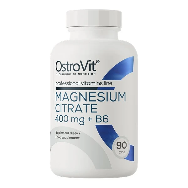 Ostrovit Magnez Cytrynian 400 mg + B6 (90 tabletek)