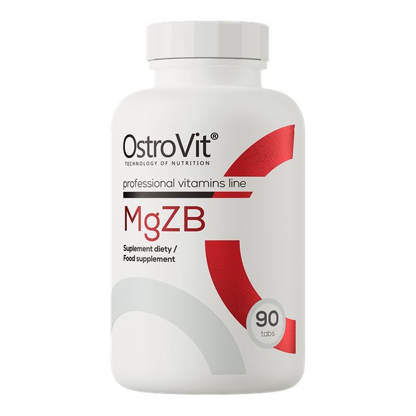 OstroVit MgZB - Magnez, Cynk i Witamina B6 (90 tabletek)