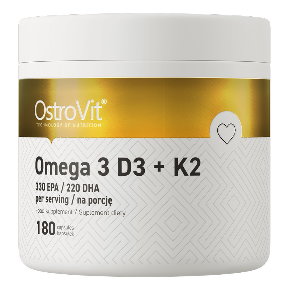 OstroVit - Omega 3 D3+K2 (180 kapsułek)