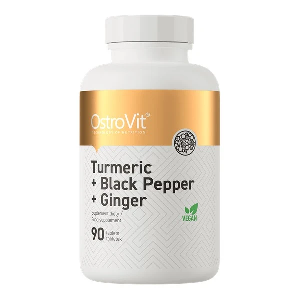 Ostrovit Turmeric + Black Pepper + Ginger (90 Tablets)