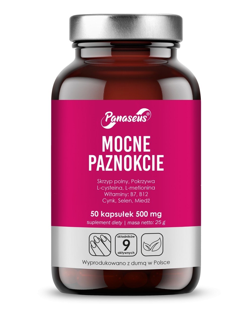 Panaseus - PANASEUS Silne paznokcie (50 kapsułek)