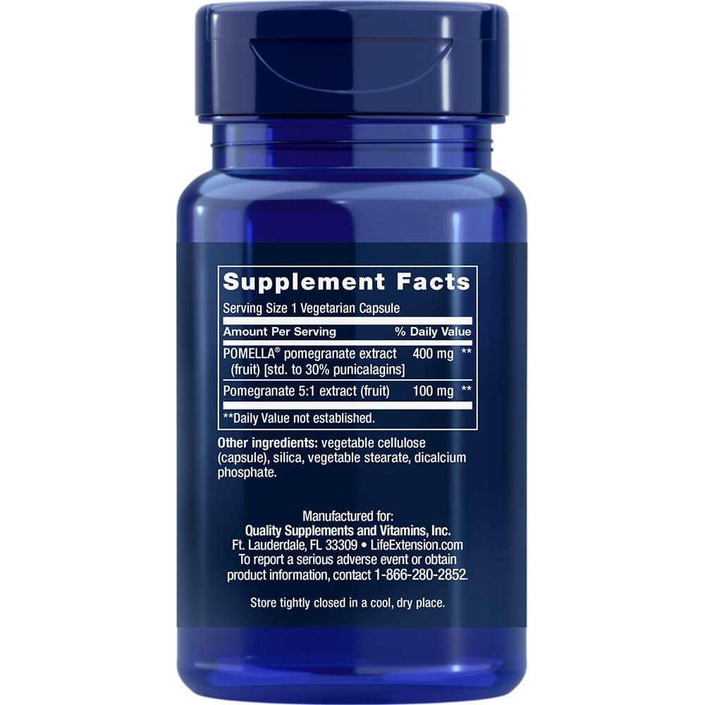 Ekstrakt z owoców granatu - 30 kapsułek wegetariańskich - obrazek 3