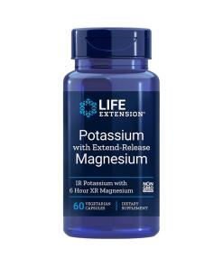 Potas z magnem o przedłużonym uwalnianiu - 60 kapsułek wegetariańskich