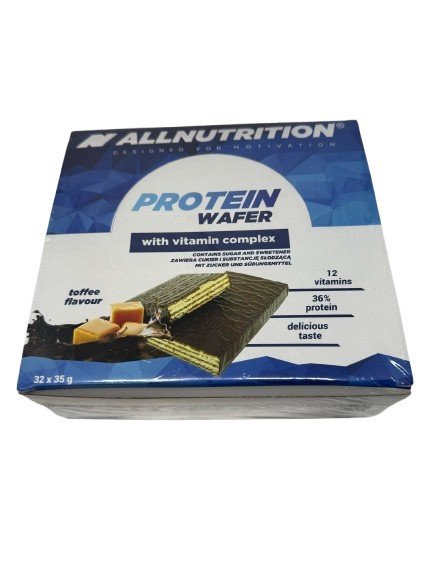 Protein Wafer Bar, Toffee - 32 x 35 gBatonik Proteinowy Waffel Toffee - 32 x 35 g
