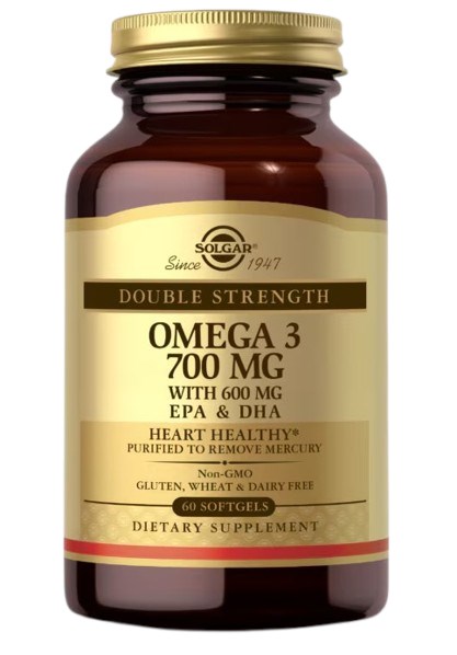 Solgar - Podwójna Siła Omega-3 (60 kapsułek miękkich)