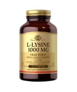 SOLGAR L-Lysine 1000 mg - L-lizyna 100 tabletek