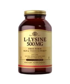 SOLGAR L-lizyna 500 mg (250 kaps.)