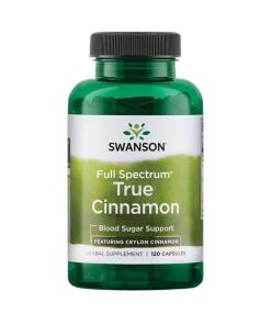SWANSON FS Prawdziwy Cynamon Cejloński 300mg 120 kaps