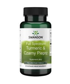 SWANSON FS Kurkuma Czarny Pieprz 60 kaps