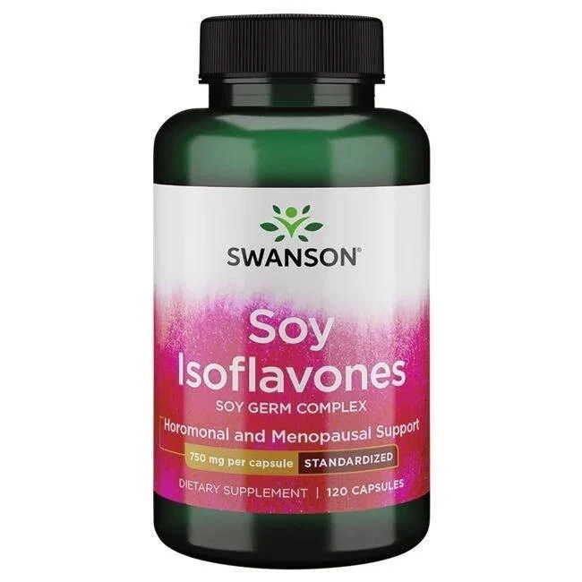 SWANSON Izoflawony sojowe 120 kaps