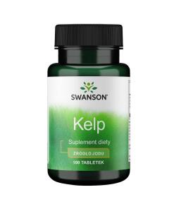 SWANSON Kelp 225mcg 100 tabletek - algi morskie
