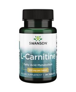 SWANSON L-karnityna 500mg 30 tabl